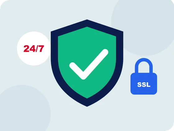 Rooli Casino licence, SSL security and 24/7 support illustration